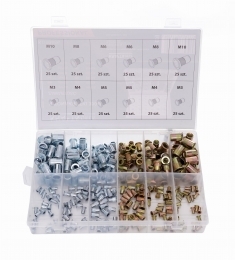 Set Rivetti filettati dado filettato Alluminio Acciaio 300 PZ M3 M4 M5 M6 M8 M10