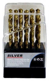 SET DI PUNTE PER TRAPANO HSS TITANIO 5 COBALTO 19 PEZZI 1-10mm