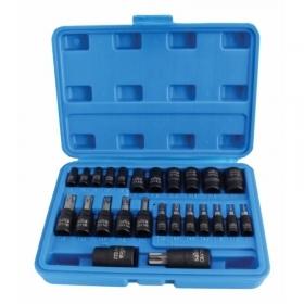 Set 25 pz bussole inserti TORX T8-T