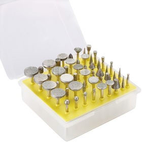 50 FRESE DIAMANTATE GAMBO 3 MM PER MINI TRAPANO MICRO SMERIGLIATRICE