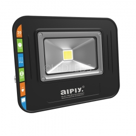 AIPIY FARO LED ESTERNO 20W RESA 200W LUCE BIANCA 4000K ALTA LUMINOSITA IP66 SLIM