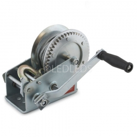 ARGANO 1000KG 2000LB VERRICELLO PARANCO MANUALE FUNE CAVO ACCIAIO 10 MT BARCA