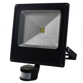 FARO LED 50W SENSORE DI MOVIMENTO ESTERNO CREPUSCOLARE LUCE BIANCA PROIETTORE