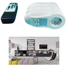 KIT 3 Prese di alimentazione telecomandata a distanza con telecomando wireless