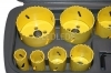 SET 13 PEZZI FRESE SEGHE BI-METALLO FRESA A TAZZA PUNTA FORA SEGA METALLO LEGNO