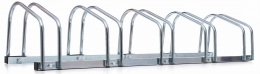 Parcheggio Porta Bici 5 Posti Stand Cavalletto Rastrelliera Bicicletta Acciaio