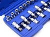 SET 19 PZ BUSSOLE 1/2 TORX T30-T70 MASCHIO FEMMINA E10-24  T20-T70 IMPRONTA KIT