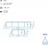 Bestway 56424 Piscina Fuori Terra Steel PRO da 400 x 211 x 81 cm pompa filtro