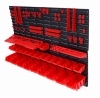 Pannello Parete 115X78CM 41PZ Portautensili Contenitori Attrezzi Officina Garage